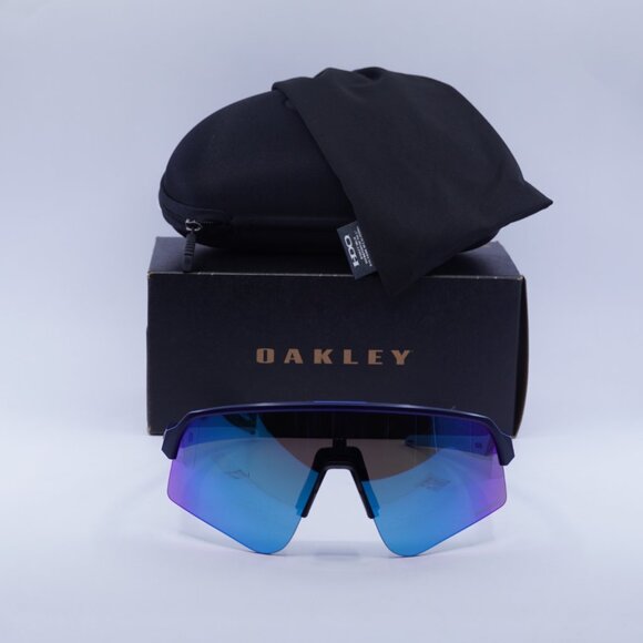 Oakley OO9465 0539 Shield Sunglasses - Matte Navy/Prizm Sapphire - Picture 3 of 9